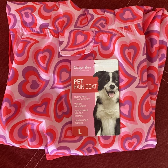 🆕UNIQUE PETZ:Dog Raincoat❤️Size L (Border Collie, Corgi, Australian Shepherd) - Picture 7 of 7